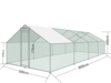 Coteț găină - 3 x 8 x 2 m