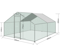 Coteț păsări - 3 x 4 x 2 m