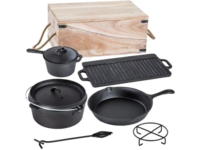 Set BBQ 7 piese din fontă