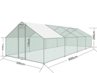 Coteț găină - 3 x 8 x 2 m